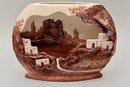 Vintage Signed Linn Ceramic Art Vase