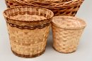 Collection Of Seven Wicker Baskets