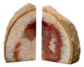 Pair Of Natural Agate Bookends From Brazil