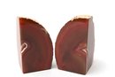 Pair Of Natural Brazilian Agate Bookends