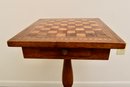 Tripod Wooden Checkers Table