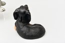 Lefton Daschund Dog Figurine And Ceramic Scottish Terrier Dog Figurine
