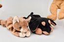 Collection Of Six Stuffed Beanie Babies And Pair Of Dolls
