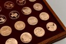 The Governor's Edition Of The Franklin Mint States Of The Union Series Medals With COA In Original Display Box