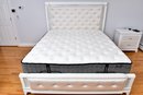Raymour & Flanigan Carmelita King Size Bed With 3 Way Touch LED Lighting (RETAIL $1,600)