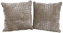 Pair Of Designers Guild Nabucco Velvet Throw Pillows