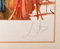 Signed Salvador Dali Original Lithograph Titled 'The Wailing Wall' With COA