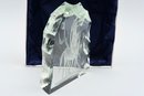 Signed Vlastik Napravnik Limited Edition Atelier Veselous Bohemian Crystal Art Glass Engraving With COA