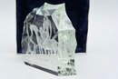 Signed Vlastik Napravnik Limited Edition Atelier Veselous Bohemian Crystal Art Glass Engraving With COA