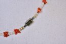 Hematite Necklace With Fresh Water Pearls, Coral Necklace, Faux Pearl Necklaces And More