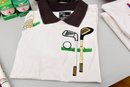Collection Of Golf Related Items - Shirts, Mugs, Balls, Visor, Pillow And More
