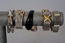 Vintage Christian Dior Charm Bracelets And Collection Of Costume Bracelets