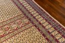 Hand Knotted Silk And Wool Area Rug