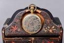 Antique Jewelry Box And Vintage Ansonia Clock Co. Pocket Watch