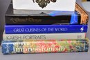 Collection Of Five Art Books And Great Cuisines Of The World