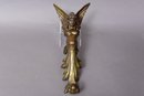 Brass Art Nouveau Winged Angel Figurine