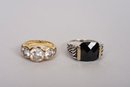 Collection Of 18K Gold Filled Rings And More (size 6 3/4)