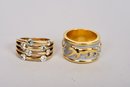 Collection Of 18K Gold Filled Rings And More (size 6 3/4)