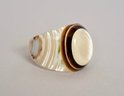 Hawaiian Mother Of Pearl Shell Vintage Ring (Size 9 1/2)