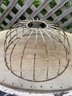 Precious Stone Globe With Metal Basket- Stand