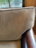 Handsome Barclay Butera For Lillian August Leather & Linen Down Sofa
