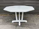 Octagonal Outdoor Patio Table With Umbrella Hole