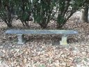 Antique, Vintage Concrete 7FT. Garden Bench, Great Patina