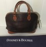A48. Dooney & Bourke, Cognac, Brown Embossed Leather Handbag.