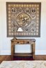 Rustic Petite Console Table W Hammered Hardware (LOC:S1)