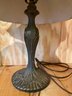 Bronze Lamp And Cast Base Lamp
