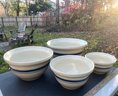Roseville Stoneware Nesting Bowls