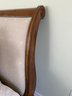 Sheridan Interiors King Upholstered Sleigh Bed In Walnut Frame