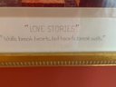 Framed Hearts Picture - Love Story , Signed