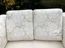 Upholstered Settee With Two Seats - In Need Of TLC