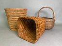 Collection Of Three Wicker Baskets