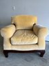 Custom Velvet Side Chair In Gold