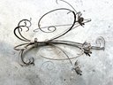 Sweet Pair Metal Country Hanging Candle Holders  (LOC: S1)