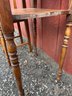 Early 20th Century Children's Telephone Table With Matching Chair - Set Of 2