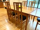 Denmark Breakfast /Dining Table With 8 Chairs Extends 4- 8