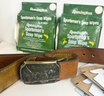 Lot Of Cool Remington Collectibles: Belt Buckle, Sportsmans Wipes, Cards, And Shot-shell Boxes