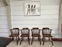 Stunning Solid Cherry Pennsylvania House Table & Chairs, Amazing Grain!!!