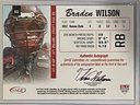 2013 Sage Authentic Autograph Braden Wilson Card #60