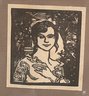 Framed Woodblock Print By G. Jeanniot