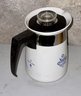 Vintage Cornflower - Corning Ware 4 Cup Coffee Percolater