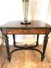 Antique Inlay Drop Leaf Side Table (LOC:S1)