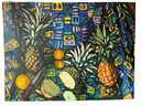 1967 'Pineapples & Oranges'  Oil On Board By Listed Artist Michael Lester Leszczynski  (1906-1972)