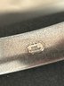 2 VTG Sterling Silver Pieces - Sterling Chain /Pendant Michael's Jewelers Box - RINE Sterling Bangle Bracelet