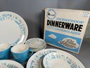 Vintage Mar-Crest Blue Heaven Pattern Dishes