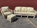 Floral Cushioned Patio Set