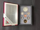 1990 Royal Canadian Mint Set Of Coins With COA